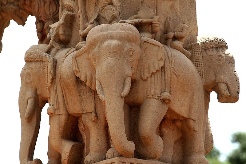 Elephants_At_Sanchi_Stupa_