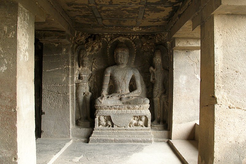 Ellora_Caves_India_Buddha_image